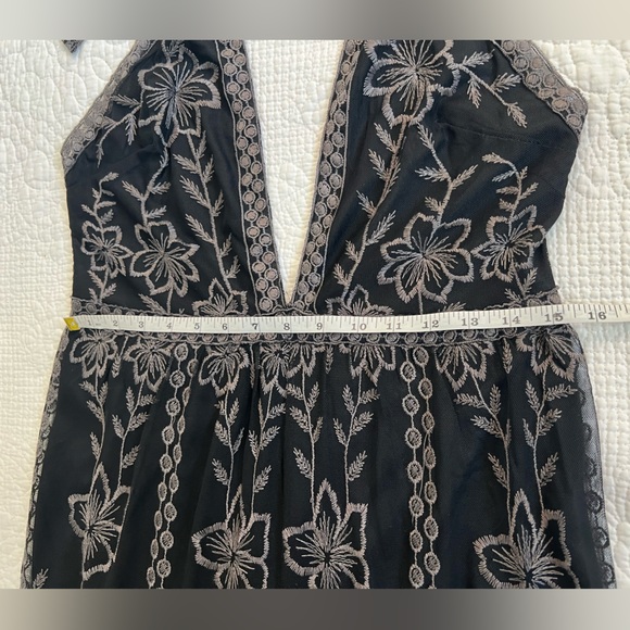 ASOS Honey Punch Embroidered Halter Jumpsuit - Picture 8 of 12